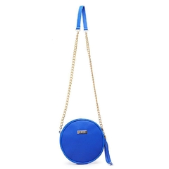 Bolsa Feminina Redonda Pequena Azul