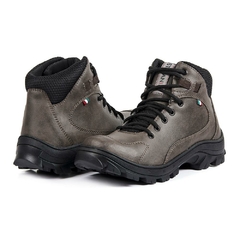 Coturno Bota Masculina Conforto Resistente 37 a 44 Cinza na internet