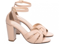 Sandália Salto 8,5cm | Glamour Luxo e Conforto | Rose - Calçadospravc | Comprar Calçados Femininos Online | Comprar Scarpins