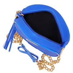 Bolsa Feminina Redonda Pequena Azul - Calçadospravc | Comprar Calçados Femininos Online | Comprar Scarpins