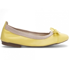 Sapatilha Maria Mole Bag Shoes Conforto e Praticidade em Napa Amarelo - comprar online