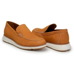 Sapato Casual Masculino Loafer Caramelo - loja online