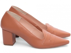 Scarpin Sleep Salto 6cm | Elegancia Sofisticada em Caramelo - Calçadospravc | Comprar Calçados Femininos Online | Comprar Scarpins