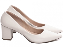 Sparpin Off White Conforto Extremo | Salto 6,5cm | Antiderrapante - Calçadospravc | Comprar Calçados Femininos Online | Comprar Scarpins