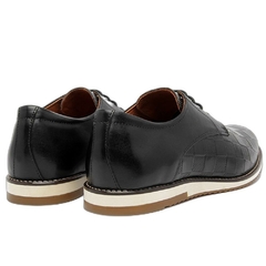 Sapato Casual Oxford Masculino Preto Homem Estilo - loja online