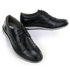 Sapato Masculino Preto Estilo e Conforto em Qualquer Evento - comprar online