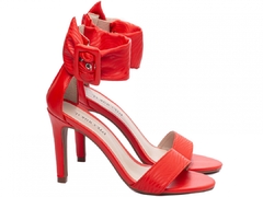 Sandália Feminina - Coleção 300.17C Vermelho - Calçadospravc | Comprar Calçados Femininos Online | Comprar Scarpins