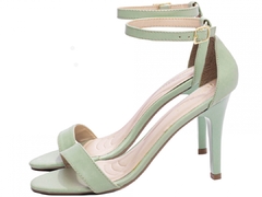 Sandalia Salto 9,5cm | Charme de Verde & Fivela Dourada na internet