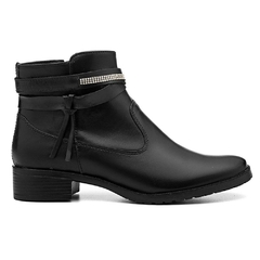 Coturno Feminino Cano Baixo Preto