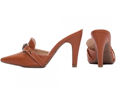 Sapato Scarpin Mule - Coleção 67055B Caramelo - comprar online