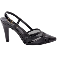 Sapato Scarpin Elegante Preto Salto Fino 9cm Torricella