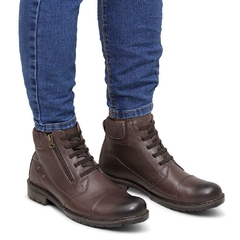 Bota Coturno Masculino Casual Cafe - loja online