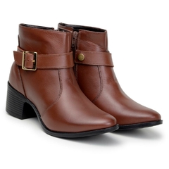 Bota Cano Curto Feminina 3 em 1 Cafe - comprar online