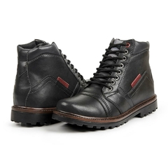 Coturno Bota Masculina Casual Conforto 37 a 44 Preto - comprar online