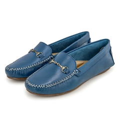 Sapatilha Mocassim Feminina Azul - Calçadospravc | Comprar Calçados Femininos Online | Comprar Scarpins