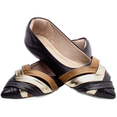 Sapatilha Mocassim Feminino Bico Fino Elegancia Classica com Toque Moderno - comprar online