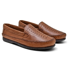 Mocassim Sapatilha Masculino Conhaque - comprar online