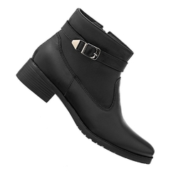 Bota Coturno Feminino Fivela Preta - comprar online