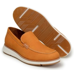 Sapato Casual Masculino Loafer Caramelo na internet