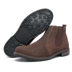 Bota Botina Casual Masculina Cafe - loja online