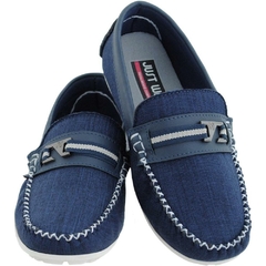 Mocassim Infantil Masculino Mescla Marinho