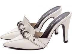 Sapato Scarpin Mule - Coleção 67055C Off White na internet