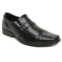 Sapato Social Casual Preto Estilo e Conforto em Couro - comprar online