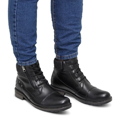 Bota Coturno Masculino Casual Preto - loja online