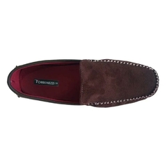 Mocassim em Camurca Cafe Qualidade Conforto e Elegancia - comprar online