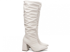 Bota Cano Alto | Conforto e Estilo em Cada Passo | Off White - Calçadospravc | Comprar Calçados Femininos Online | Comprar Scarpins