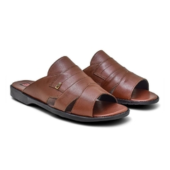 Sandalia Chinelo Masculina Conhaque - Calçadospravc | Comprar Calçados Femininos Online | Comprar Scarpins