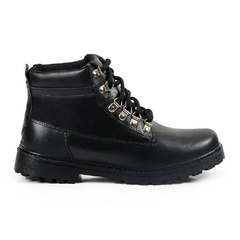 Coturno Bota Casual Masculina Conforto 37 a 44 Preto