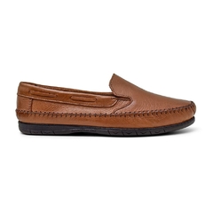 Mocassim Masculino Couro Conhaque - loja online