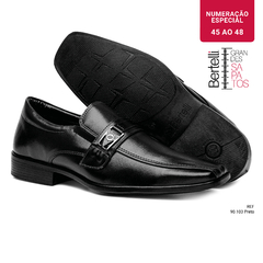 Sapato Social | Para Grandes Homens | 45 a 48 | Preto 90103