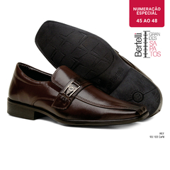 Sapato Social | Para Grandes Homens | 45 a 48 | Cafe 90103