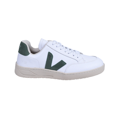 Tenis V-12 em Couro V Verde | 34 a 43 | Branco / Verde