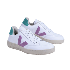 Tenis V-12 em Couro V Lilas | 34 a 39 | Branco / Acqua - Calçadospravc | Comprar Calçados Femininos Online | Comprar Scarpins