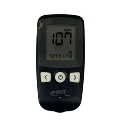 Medidor De Glicose Digital Glicemia Completo - G-tech Cor Preto