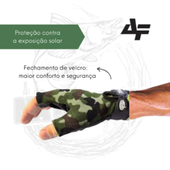 Luva de pesca meio dedo (camuflada) YL015 - ALBATROZ FISHING na internet