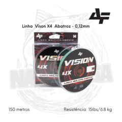 LINHA VISION X4 ALBATROZ - VERDE - NA GALHADA FISHING