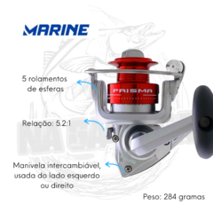 Molinete PRISMA 1000 - Marine Sports - NA GALHADA FISHING