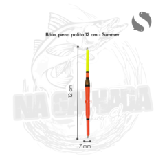 Bóia Pena Palito de Madeira A-L 12cm - Summer (Pacote com 2 unidades) - NA GALHADA FISHING