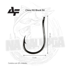 Anzol Chinu NS Black - Albatroz Fishing - NA GALHADA FISHING