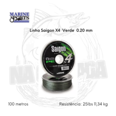 Linha Saigon X4 verde - Marine Sports - loja online