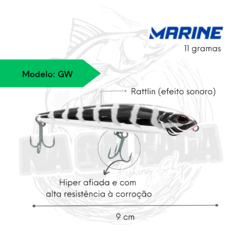 Imagem do Isca Snake 90 (superfície) - Marine Sports