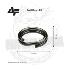 Imagem do Girador Split Ring Black - Albatroz Fishing