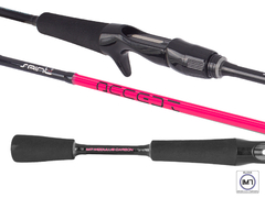 VARA PARA CARRETILHA ACCEPT 8-20 LBS ROSA - SAINT - NA GALHADA FISHING