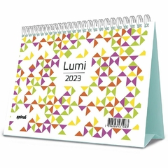 Calendário de mesa 2023 Lumi Turquesa