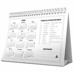 Calendário De Mesa 2024 Play Station na internet