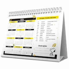 Calendário De Mesa 2024 Snoopy - comprar online